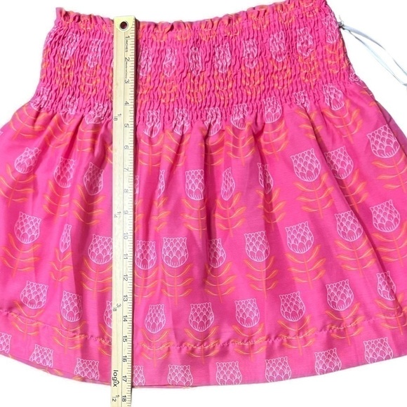 J. MARIE Women's Maeve Skort Medium Pink, Orange, & White Novelty Flower Print - Picture 13 of 16